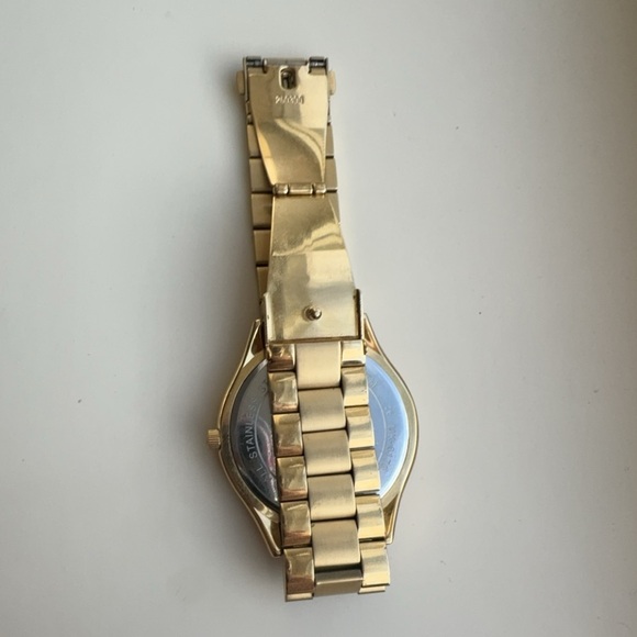 Slim Runway Gold-Tone Stainless Steel Watch - Picture 14 of 14